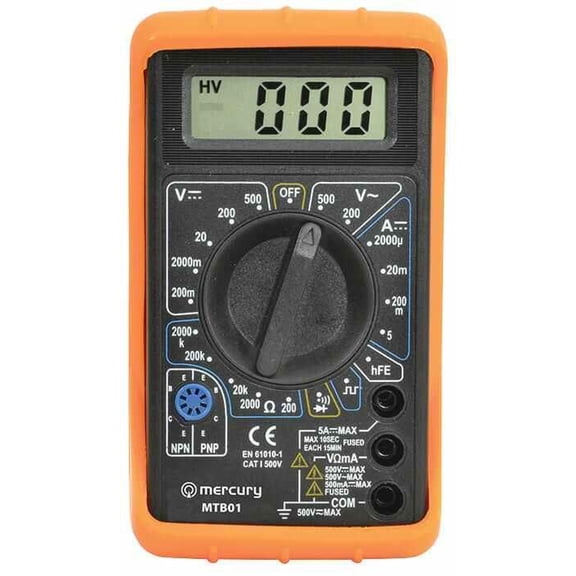 RARAION - 500V AC/DC Digital Multimeter with Square Wave Output