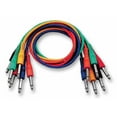 thumbnail image 1 of RARAION - 6.35mm (1/4") Mono Jack Plug to Plug Leads, 60cm - 6 Pack, 1 of 1