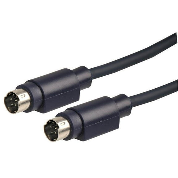 RARAION - 8 Pin Mini-DIN (S-VHS) Male to Male Lead, 3m Black