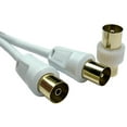 thumbnail image 1 of RARAION - TV Aerial Coaxial Lead, Male to Female, White, 3m, 1 of 1