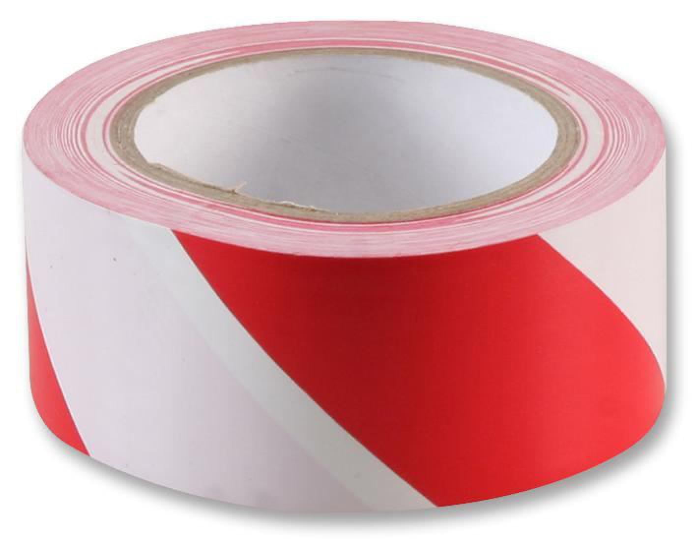 RARAION - Vinyl Hazard / Floor Marking Tape 50mm x 33m, Red / White