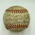 thumbnail image 1 of RARE 1940 New York Black Yankees Negro League Team Signed Baseball PSA DNA COA, 1 of 11
