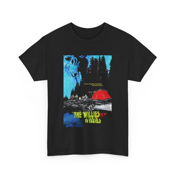 RARE 1990 the willies movie poster tshirt