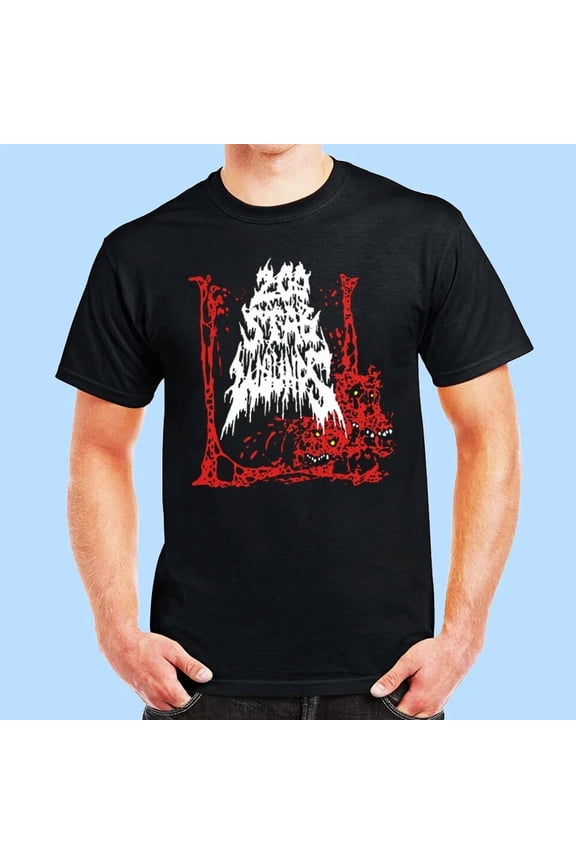 RARE 200 STAB WOUNDS - Blood Gurgle Mens Tshirt Black Size S-5XL