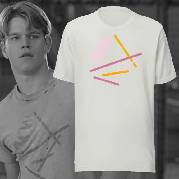 RARE ADF 1986 Style Goodwill Hunting As Seen on Screen Tee Shirt Unisex t-shirt