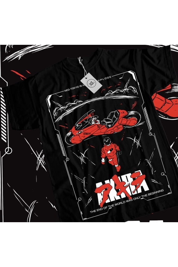 RARE AKIRA T-Shirt Manga Anime Kaneda Tetsuo Katsuhiro Otomo Neo Tokyo Tee All Size