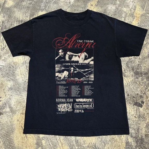 RARE ATREYU ANNOUNCE THE CURSE Cotton All Size S-234XL Unisex Shirt BT1491
