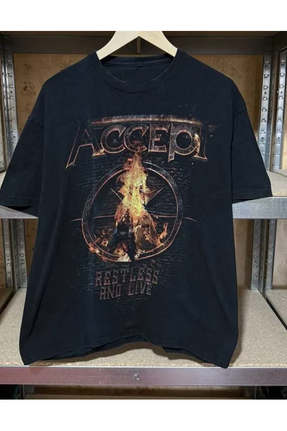 RARE Accept Restless And Live Adult Shirt Unisex Cotton Tee ED439