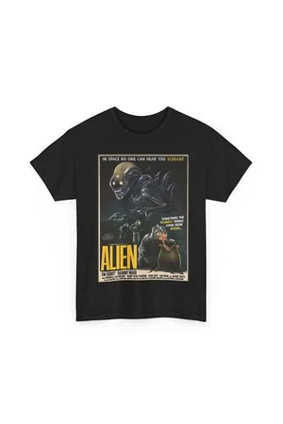 RARE Alien 1979 Movie T shirt Unisex Heavy Cotton Tee