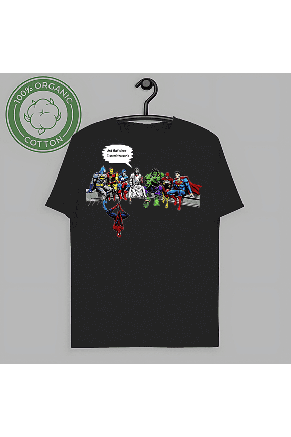 RARE And That_s How I Saved The World Jesus Superheros Unisex tee, for men & women, up to size 5XL-TH56565