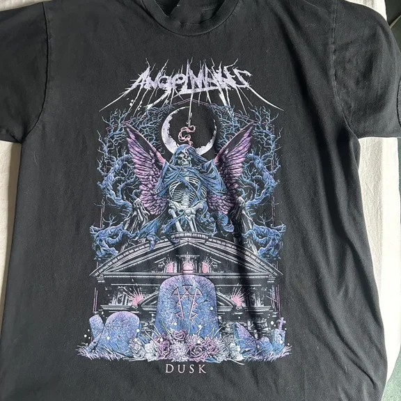RARE AngelMaker Band Black T-Shirt Cotton Full Size Unisex S-5XL