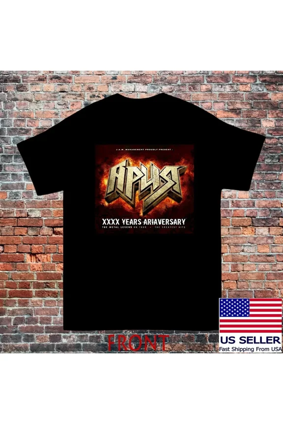 RARE Aria Band 40th Anniversary Tour 2025 T Shirt Full Size S-5XL FH1127