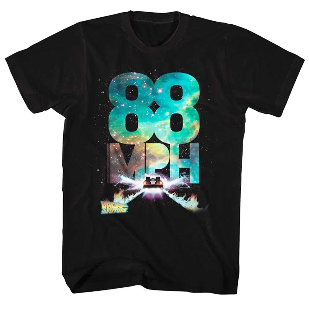 RARE Back to the Future 88mph Galactic Speed Men's T Shirt Movie McFly ...