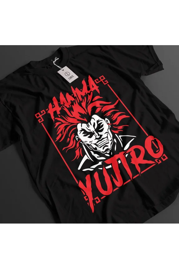 RARE Baki The Grappler Shirt Yujiro Hanma Tshirt Baki Top Fighting T-Shirt Unisex Tee