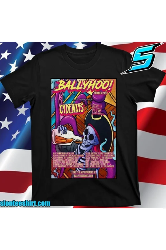 RARE Ballyhoo! Summer Tour 2025 T-Shirt