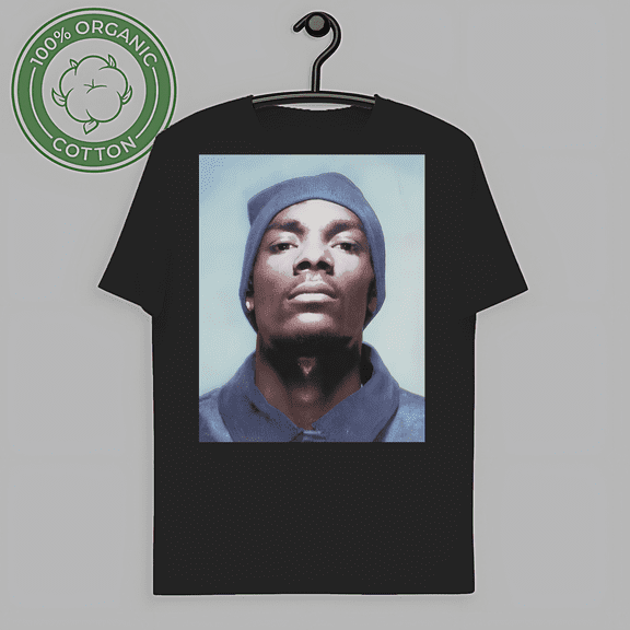RARE Band Specific Mens Snoop Beanie Graphic T-Shirt, Black, Small-TH60259