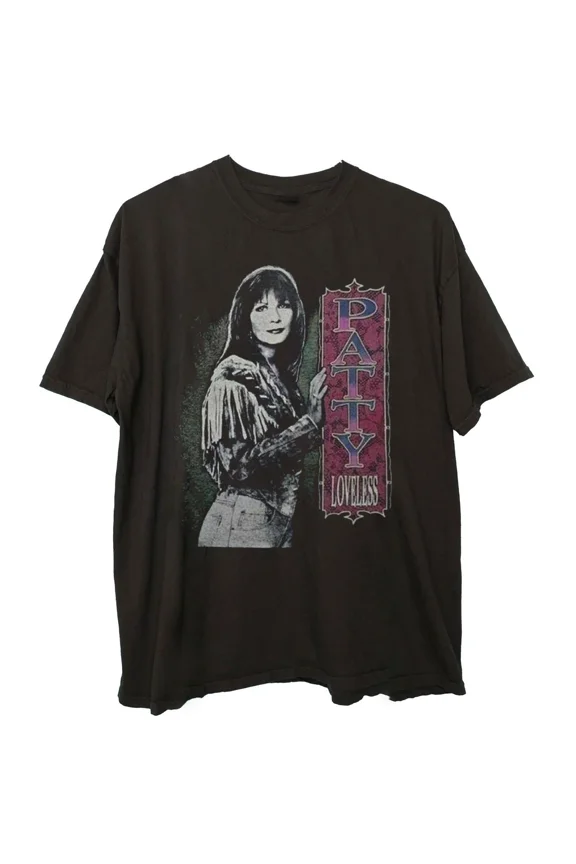 RARE Band Vintage PATTY LOVELESS T-Shirt Cotton Unisex S-5XL GE213
