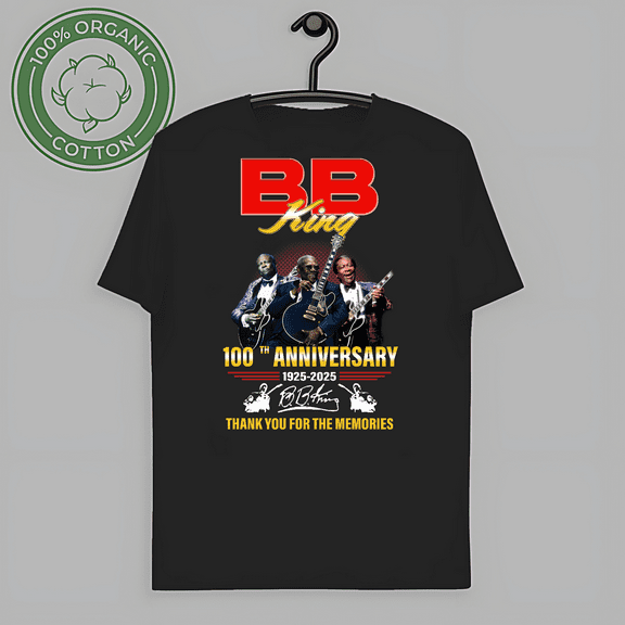 RARE Bb King 100th Anniversary 1925-2025 Thank You For The Memories Shirt-TH58329