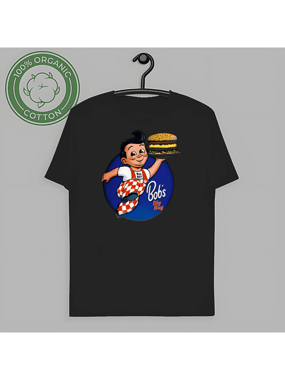 RARE Big Boy Bobs Big Boy Restaurant Mascot Unisex tee Americana, for men & women, up to size 5XL-TH57650