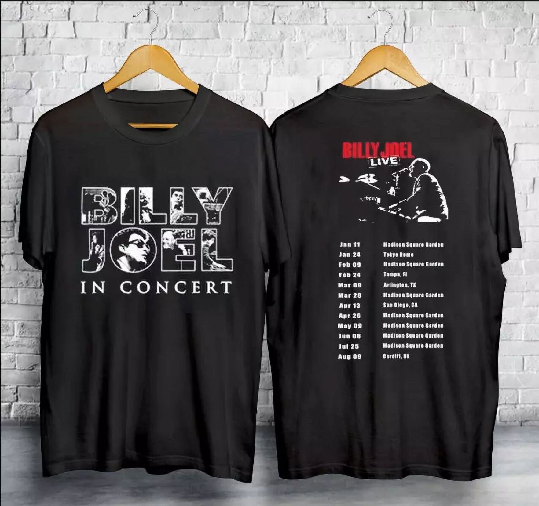 RARE!! Billy Joel In Concert 2024 Music Tour Tshirt For Fans