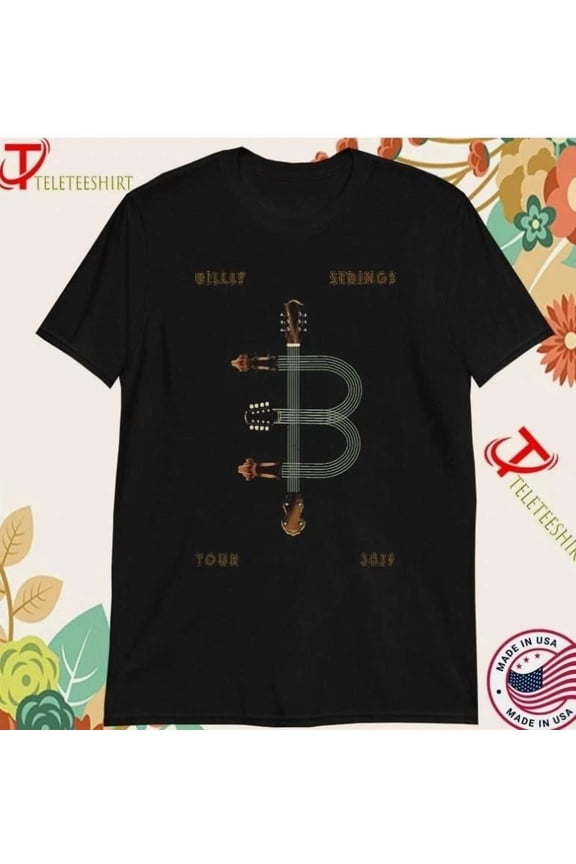 RARE Billy Strings Tour 2025 Guitar T-shirts S-5XL Full Sizes