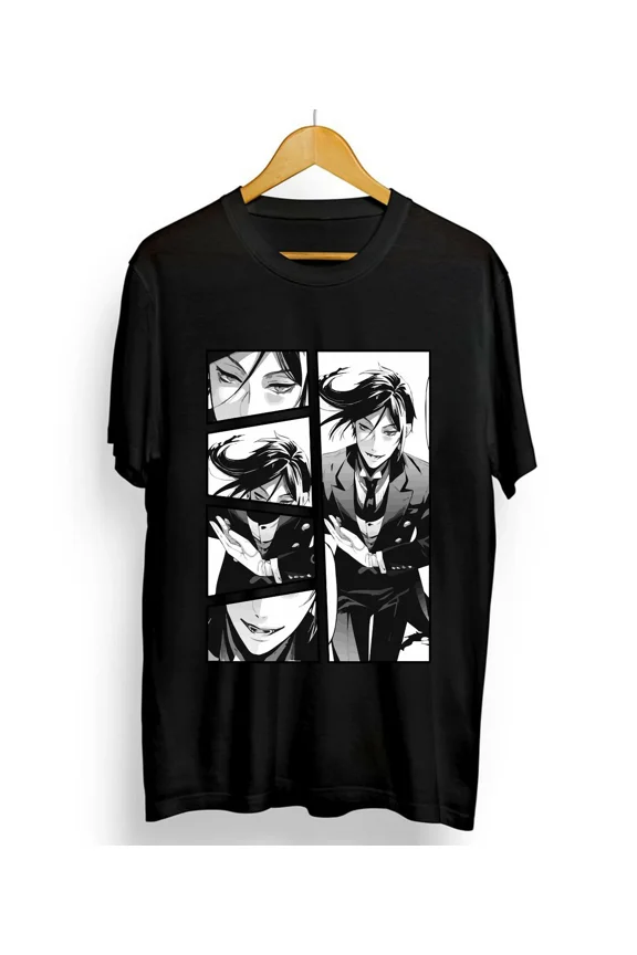 RARE Black Butler T-shirt Sebastian,Kuroshitsuji,Toboso Yana, japanese, Anime shirt