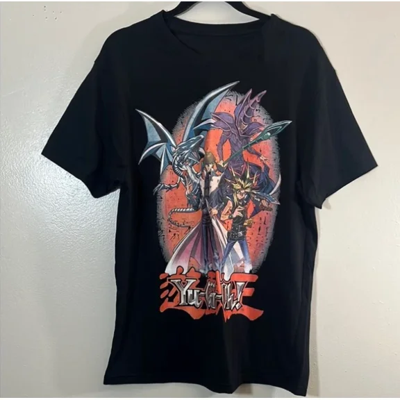 RARE Black Yu-Gi-Oh! Graphic T-Shirt