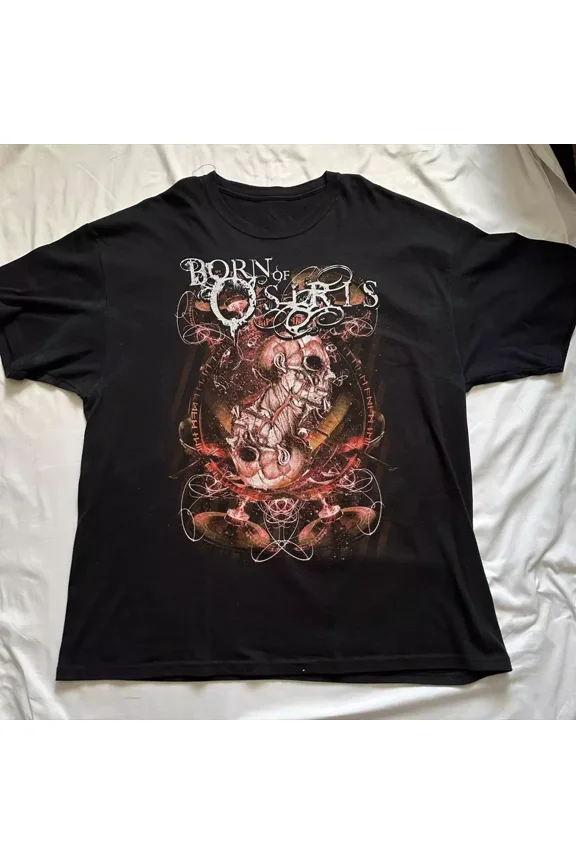 RARE Born Of Osiris Black T-Shirt Cotton Full Size Unisex S-5XL BTN089
