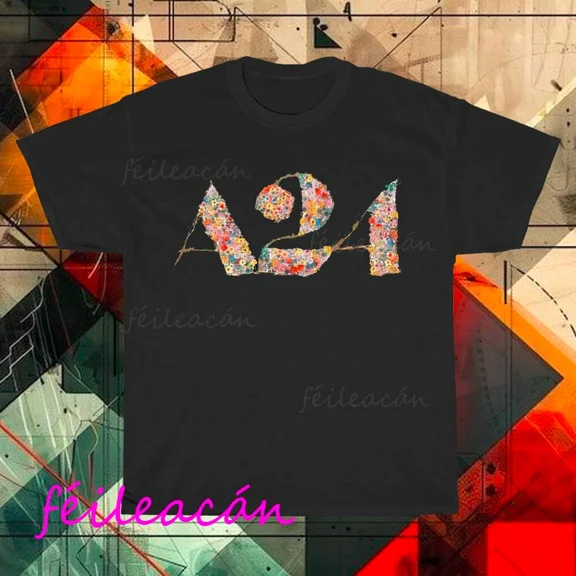 RARE Brand New A24 Logo Essential Classic Logo American T-Shirt Funny Size S to 5XL