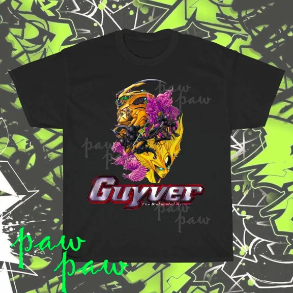 RARE Brand New Guyver Bio Boosted Armor logo American T-Shirt Funny Size S to 5XL
