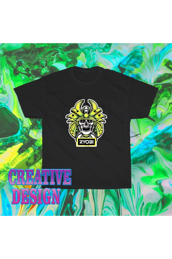 RARE Brand New Ryobi Tools Logo Men's T-Shirt Funny Size S to 5XL