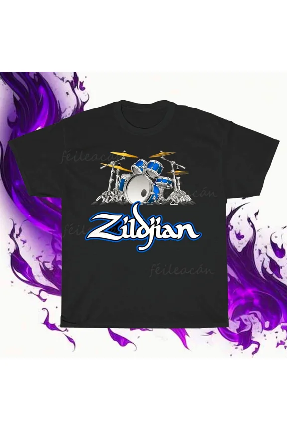 RARE Brand New Zildjian K Percussion Logo American T-Shirt Funny Size S to 5XL