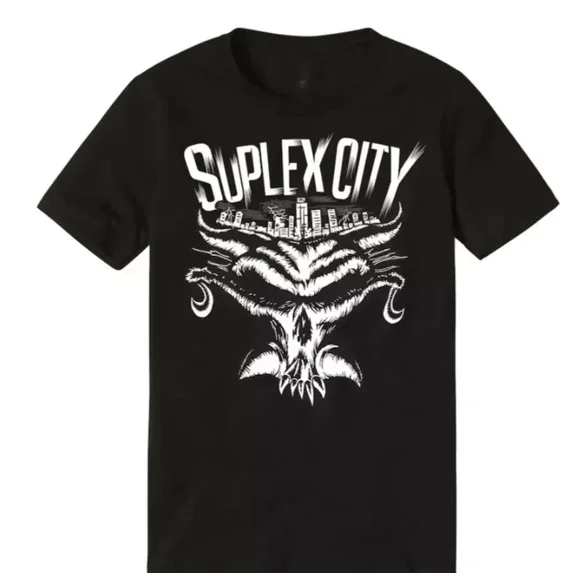 RARE Brock Lesnar Suplex City Skyline T-Shirt