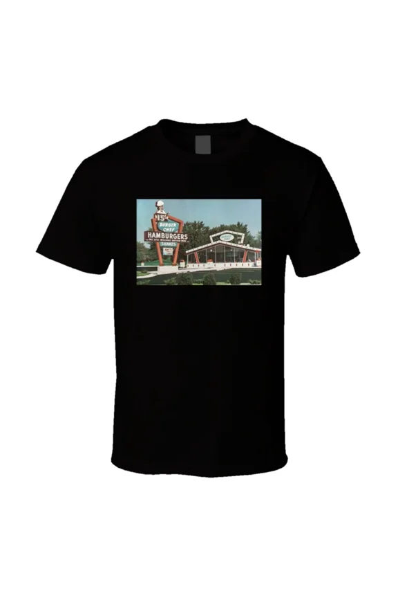 RARE Burger Chef Vintage Tee T Shirt