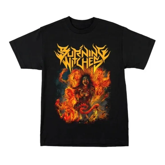 RARE Burning Witches 'Inquisition' T-shirt Unisex All Size