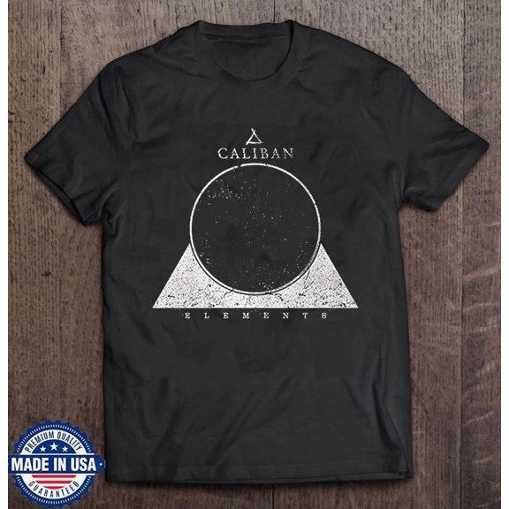 RARE CALIBAN Band Elements T Shirt Full Size S-5XL