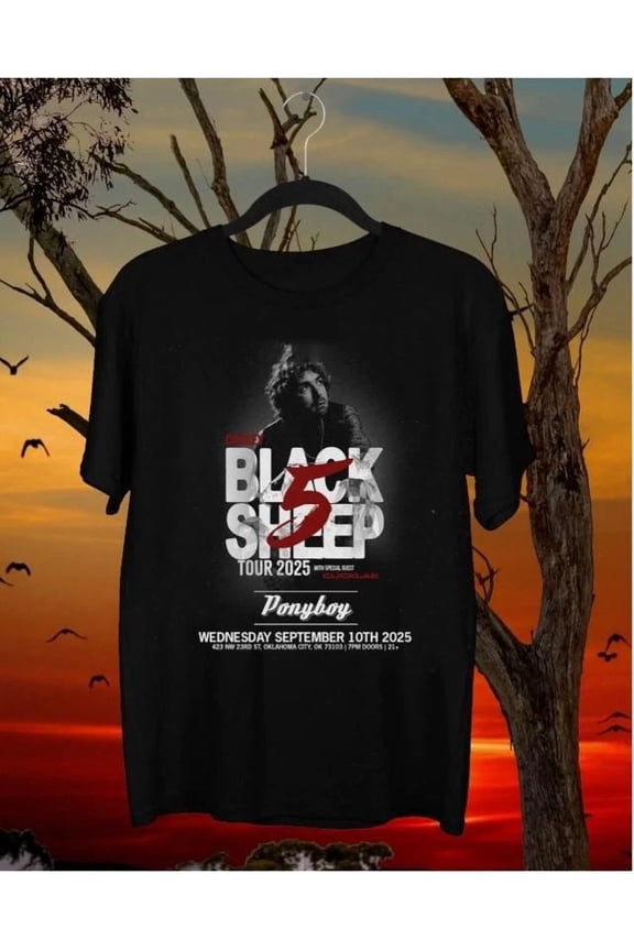 RARE Caskey Black Sheep 5 Tour 2025 Full Size S to 5XL T-shirt