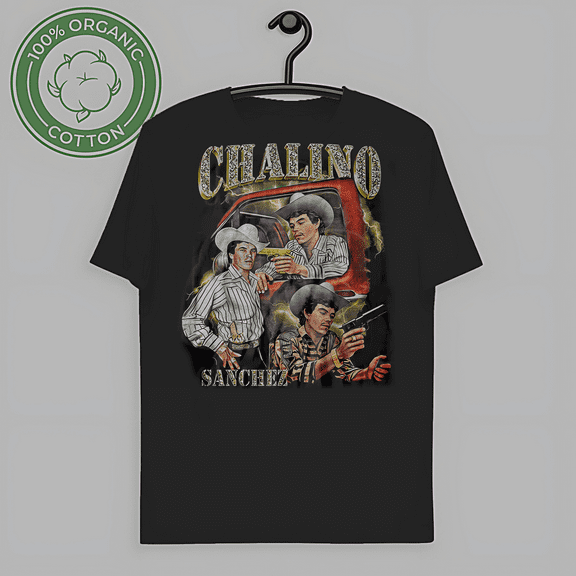 RARE Chalino sanchez shirt short sleeve black unisex Gift for fans music.webp-TH56100