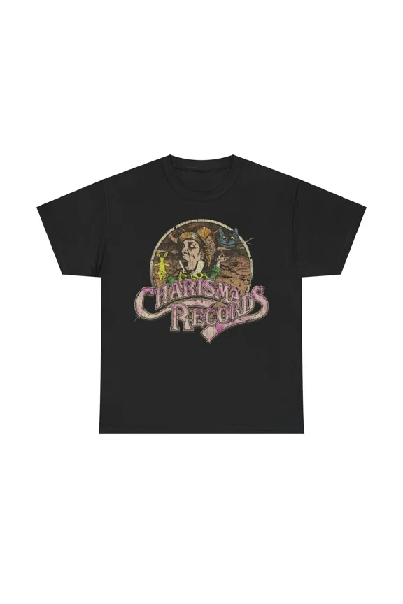 RARE Charisma Records 1969 Music Record Nostalgic T-shirt