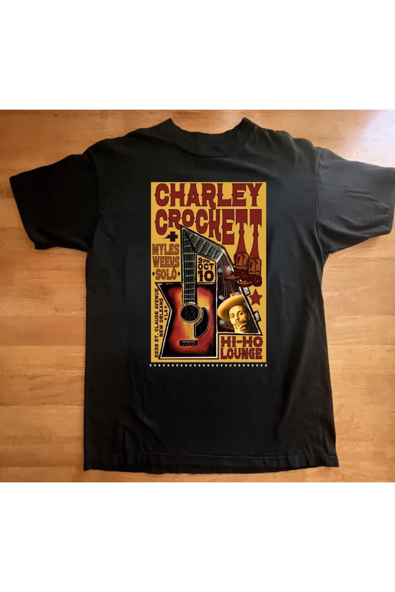 RARE Charley Crockett at Hi-Ho Lounge Gift Cotton Adult T-Shirt WA241