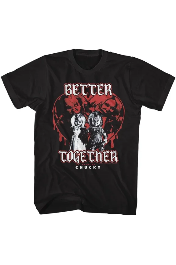 RARE Chucky Better Together Black Movie Shirt