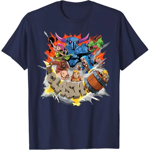 RARE Clash of Clans Chaotic Battle Epic Group Shot T-Shirt