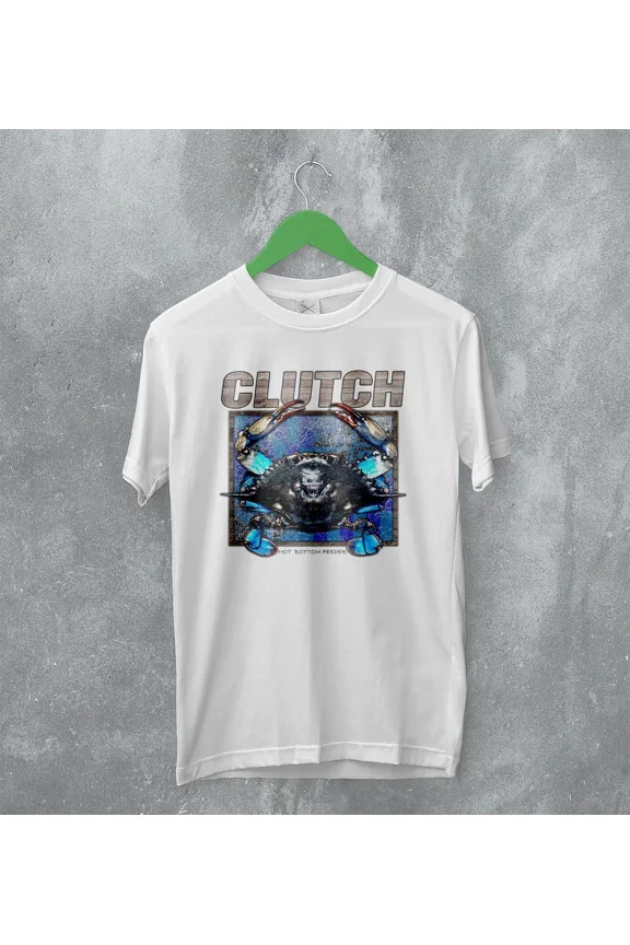 RARE Clutch T-Shirt Hot Bottom Feeder Tee Rock Band Shirt Maryland Music Merch