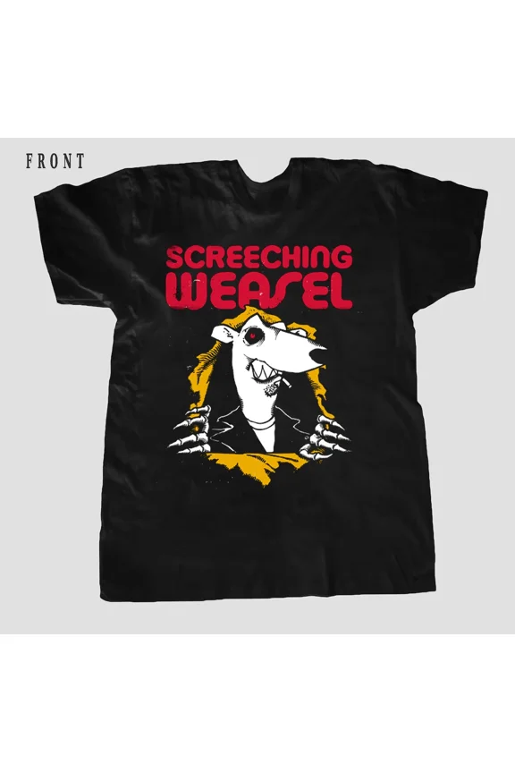 RARE Collection Screeching Weasel Gift For Fan Black S-2345XL Unisex T-shirt MD401
