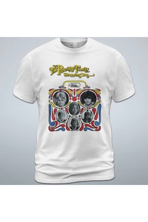 RARE Cotton T-Shirt The Partridge Family Shopping Bag Album Tee Shirley Jones
