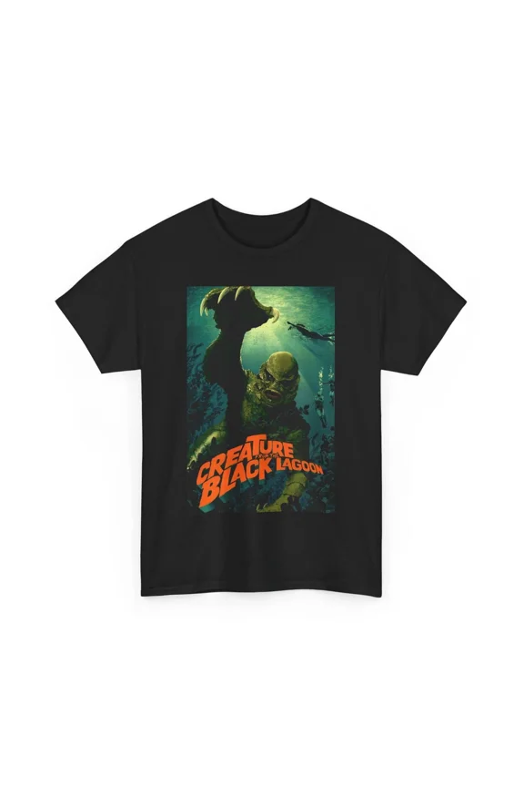 RARE Creature from the Black Lagoon Tee, Retro Horror Movie Shirt, Classic Monster Gr