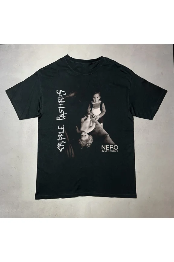 RARE Cripple Bastards - Nero in Metastasi Album Unisex T-Shirt All Size PR865