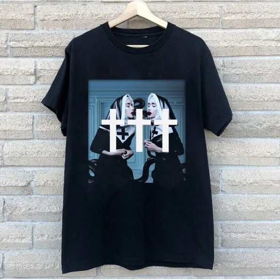 RARE Crosses Band Familiar World Tour Black Cotton T Shirt Full Size S-5XL