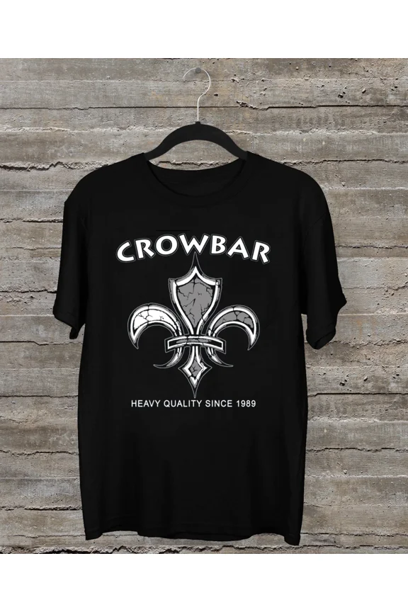 RARE Crowbar Heavy Quality Since 1989 Gift for Fans Black All Size T-Shirt BT73