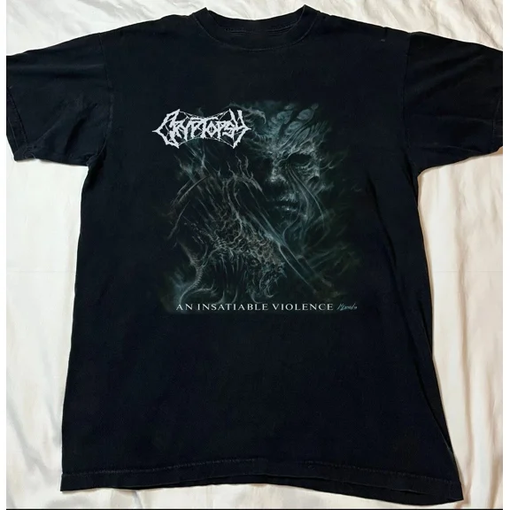RARE Cryptopsy Black Cotton All size S-5XL Gift For Fans T-shirt ES309